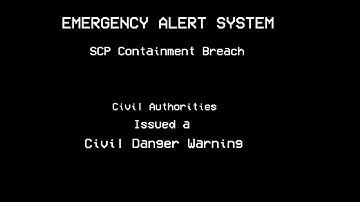 EAS Scenario: SCP 096 Containment Breach