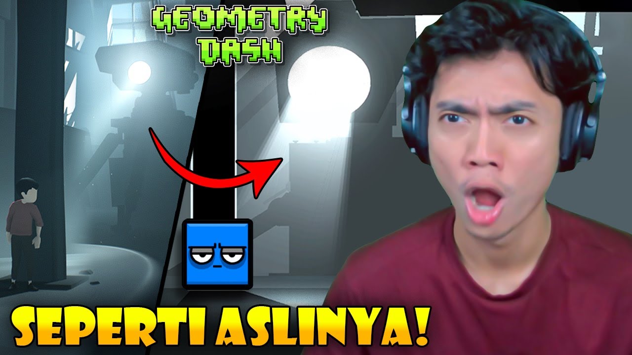 GAME LIMBO DI DALAM GAME GEOMETRY DASH! Geometry Dash Indonesia