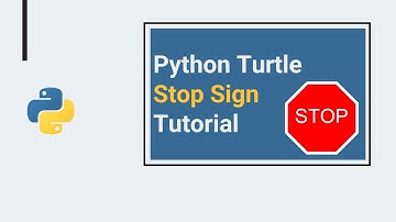 python turtle graphics tutorial: How to draw a stop sign