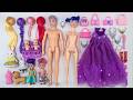 13 Minutes Satisfying with Unboxing Barbie Family Playset, Doll Dressup Set Toys ASMR | Review Toys