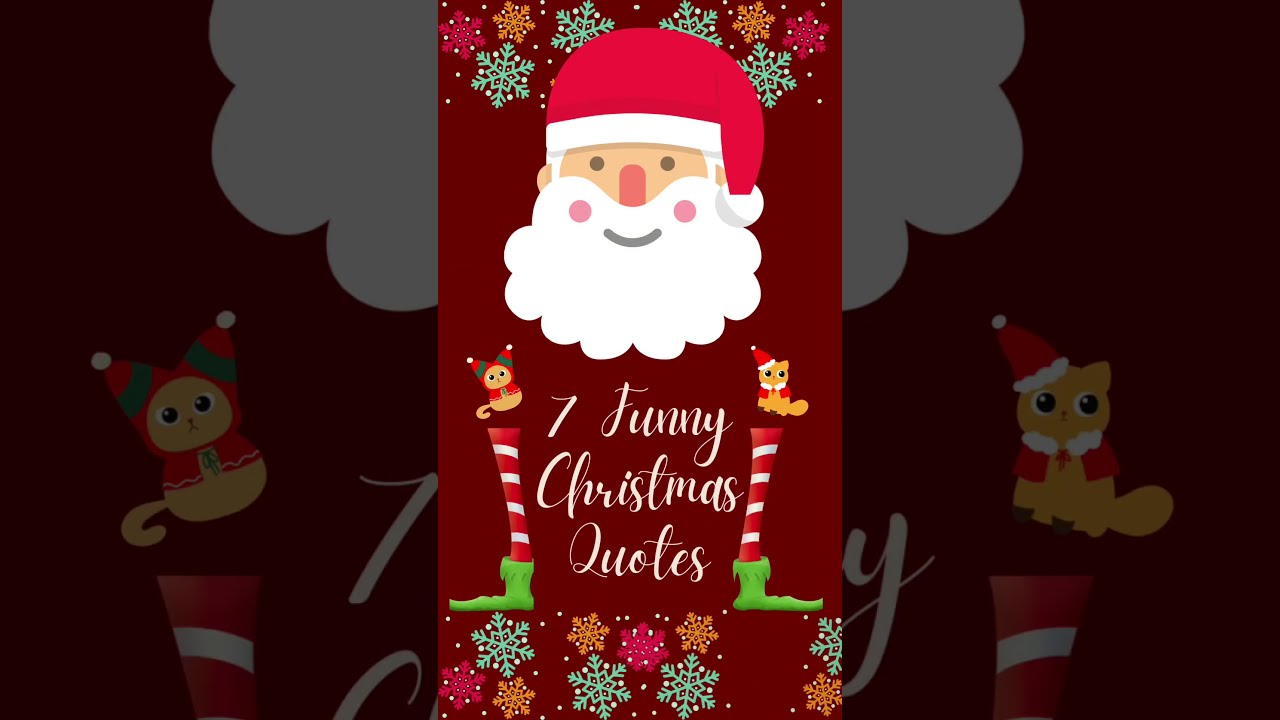 7 FUNNY CHRISTMAS QUOTES 