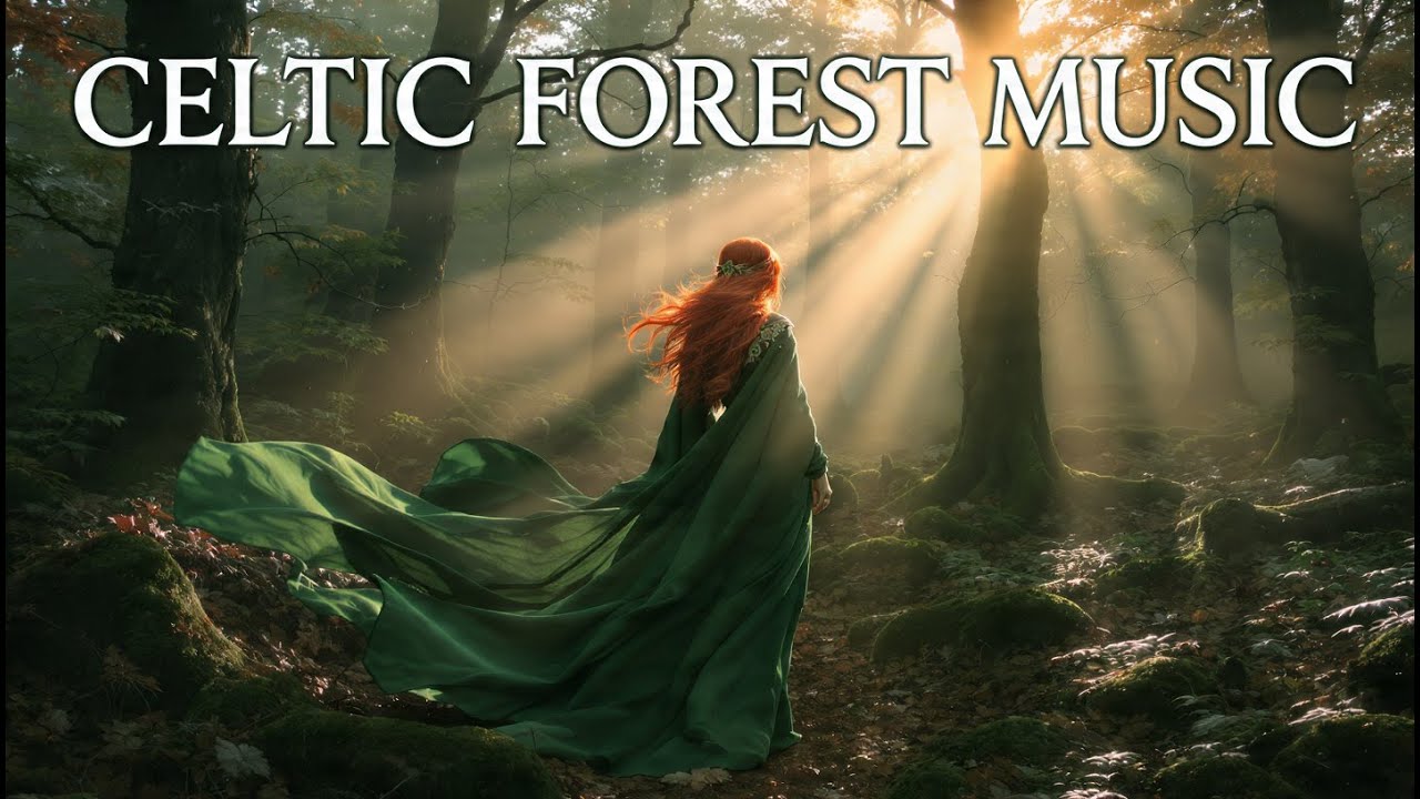 Celtic Female Vocals, Harp & Nature Sounds for Peaceful Sleep & Healing 🌙