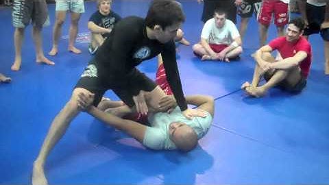 Daniel Wanderley Triangle from Knee on Belly at Team Alpha Male