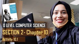 Activity 10.1 | Boolean Logic | Chapter 10 | O Level Computer Science