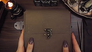 ASMR | Decorate my vintage diary by cutting, tearing, and pasting✂️ | scrapbooking | Relaxingsounds