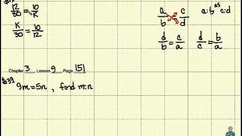 How to solve Proportions - Algebra 1 Tutorial