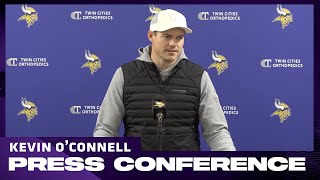 Kevin O'Connell on J.J. McCarthy's Status, Max Brosmer, Injury Updates, Preparing for Seahawks