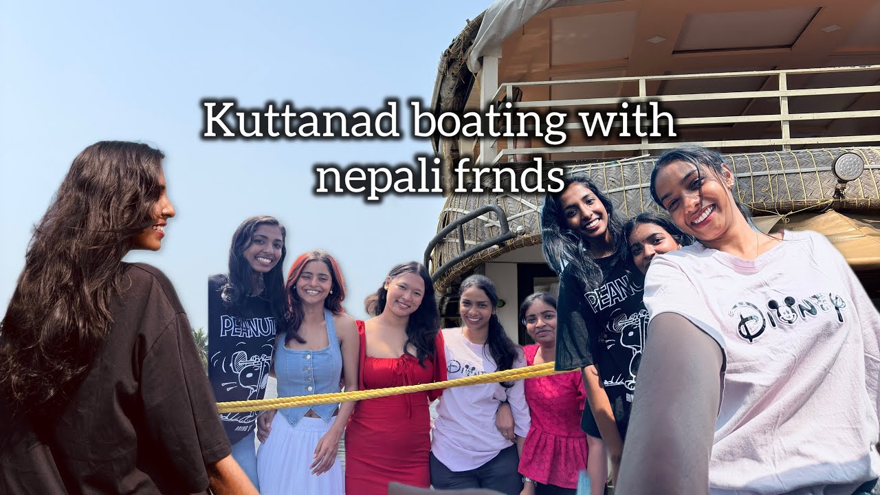 Boating with nepali frnds😍❤️alappuzha |abhyzvlog|