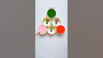 Only 1% Can Guess All These Color Mixes! - #paintmixing #guessthecolor #colorgame