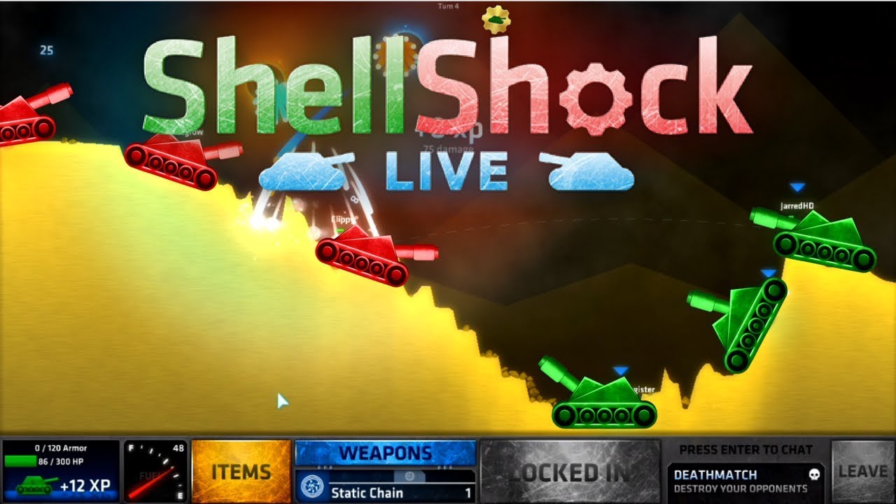 600HP - 8 Player Games! - Pentagram! - (ShellShock Live)