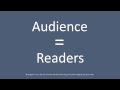 Understanding Audience in Writing