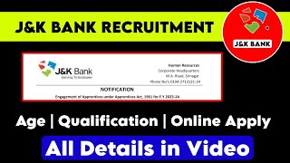 J&K Bank Recruitment 2023 | Online Form | Age Limit | Qualification | Eligibility All Details screenshot 2