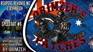 Reapers Revenge MC GTA V Patch Speedart #6 | By PMB Qrimzeh