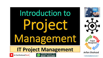 ITPM (1): Introduction to Project Management by Arfan Shahzad