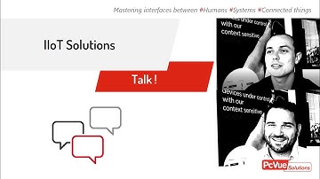 PcVue Solutions Talk ! IIoT Solution