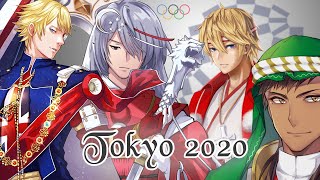 COOL!!! TOKYO 2020 OLYMPICS ANIME WORLD FLAGS - Anime Japanese Artwork Showcase