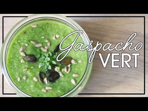 la-minute-veggie-:-gaspacho-vert.-soupe-froide-epinards,-concombre-et-poivron