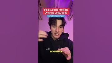 Build Coding Projects or Grind Leetcode? #shorts #shortsfeed