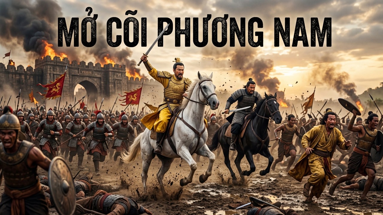 Vượt Biển Phạt Chiêm: Lý Thường Kiệt Bắt Sống Chế Củ, San Phẳng Kinh Đô Chiêm Thành | Sử Ký Hùng Ca