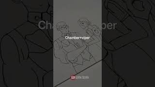 #valorant #fanart #sketch #animation #valo #valorantclips #viper #chamber #cypher #astra #game #pc