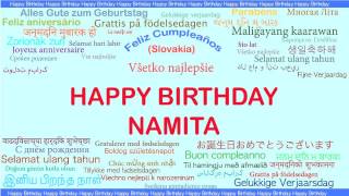 Namita   Languages Idiomas - Happy Birthday