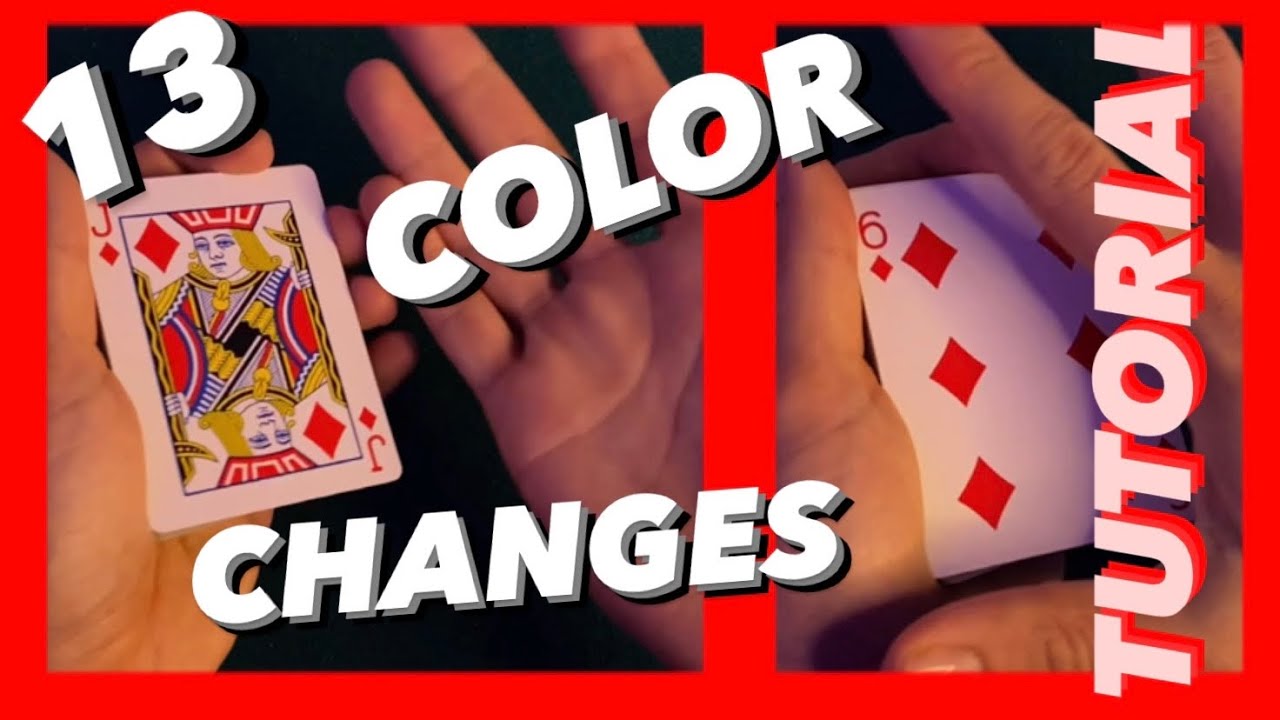 13 Cambios de color de CARTAS | COLOR CHANGES TUTORIAL