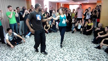 2012 12 08 - zouk & the chocolate factory - workshops - 2 - Leo & Layssa