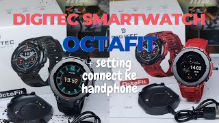 jam tangan digitec octafit dan cara connect ke aplikasi