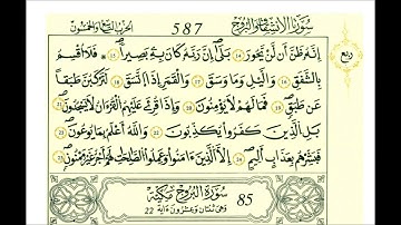 سورة الانشقاق ثمن [ فلا أقسم بالشفق ]