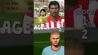 Aguero vs Haaland at every age in FIFA! #fc24 #fifa #eafc24 #aguero #haaland #mancity