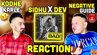 Reaction on Sidhu Moose Wala | Bad | Official Video | ReactHub Sidhu Moosewala Dev Ocean