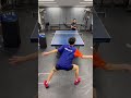 【卓球】ロングラリーを終わらせたミドル攻め #Shorts