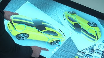 Displaylite 180 interactive touch table