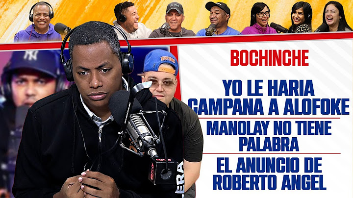 Boli le HARÍA campaña a SANTIAGO MATÍAS - ROBERTO ÁNGEL - Manolay sin Palabras - El Bochinche