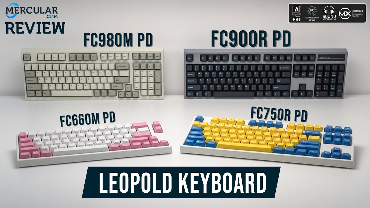 mechanical keyboard แนะนํา 2018  Update  รีวิว Leopold - คีย์บอร์ดสุด Hi-End สไตล์ Minimal