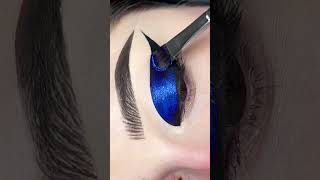 woooow ? Amazing Makeup Eye blue seamakeup nailart makeuptutorial 