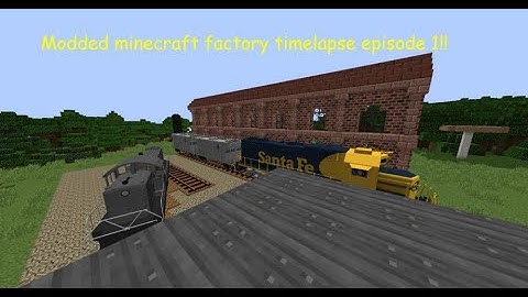 Modded minecraft factory timelapse episode 1!!