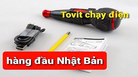 Bất ngờ với công năng sử dụng tovit chạy điện Nhật Bản | Vessel 220USB-1