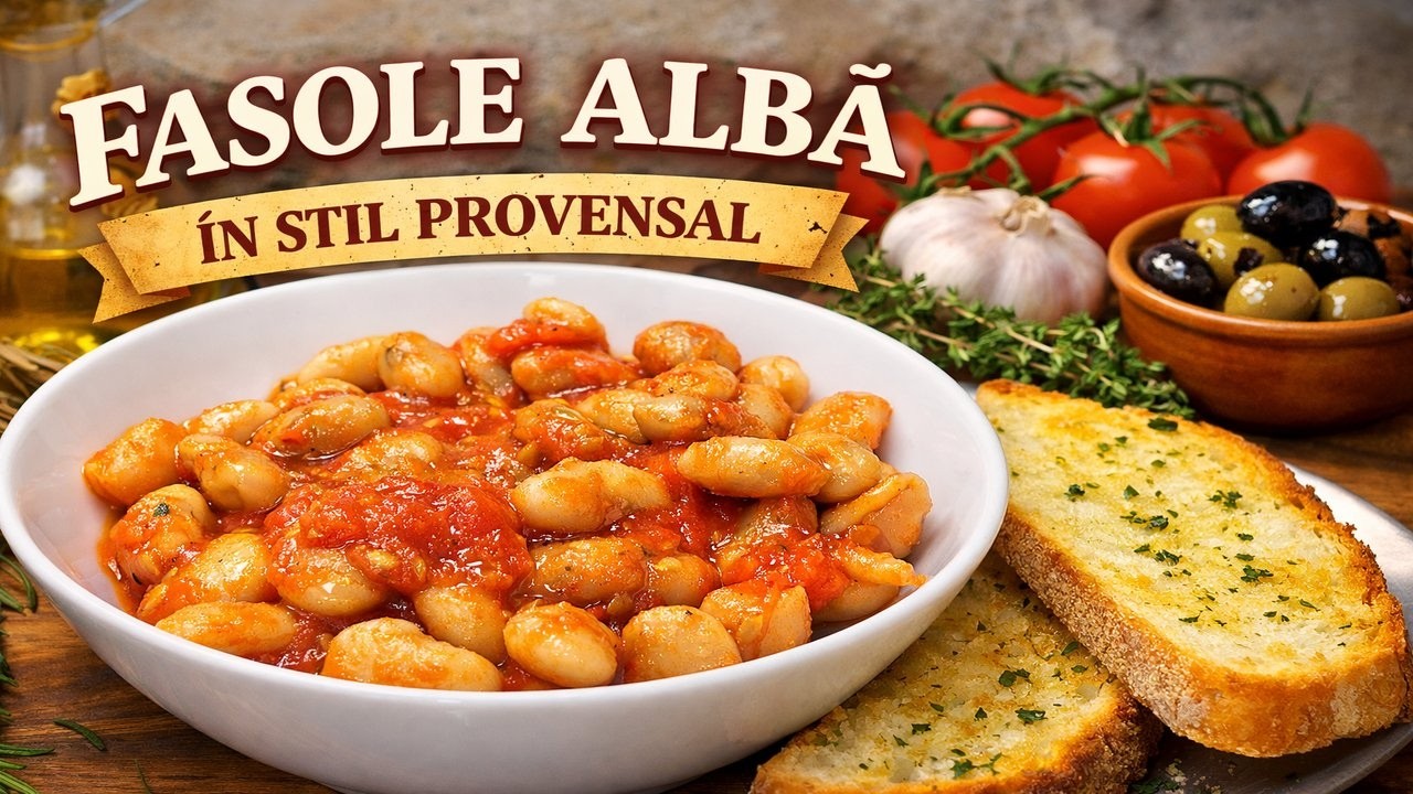 Fasole albă în stil provensal – rețetă simplă și aromată