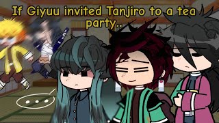 When Giyuu invited Tanjiro to his tea party || Gacha Club || Demon Slayer SKIT ||