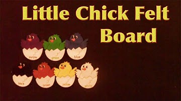 Felt board activity - This Little Chick - Littlestorybug