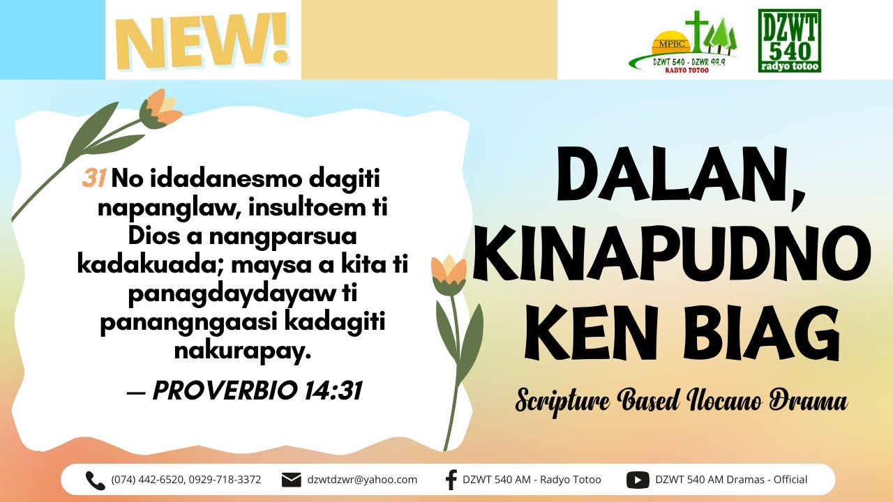 Dalan, Kinapudno ken Biag - September 6, 2025 #DZWTDramasOfficial