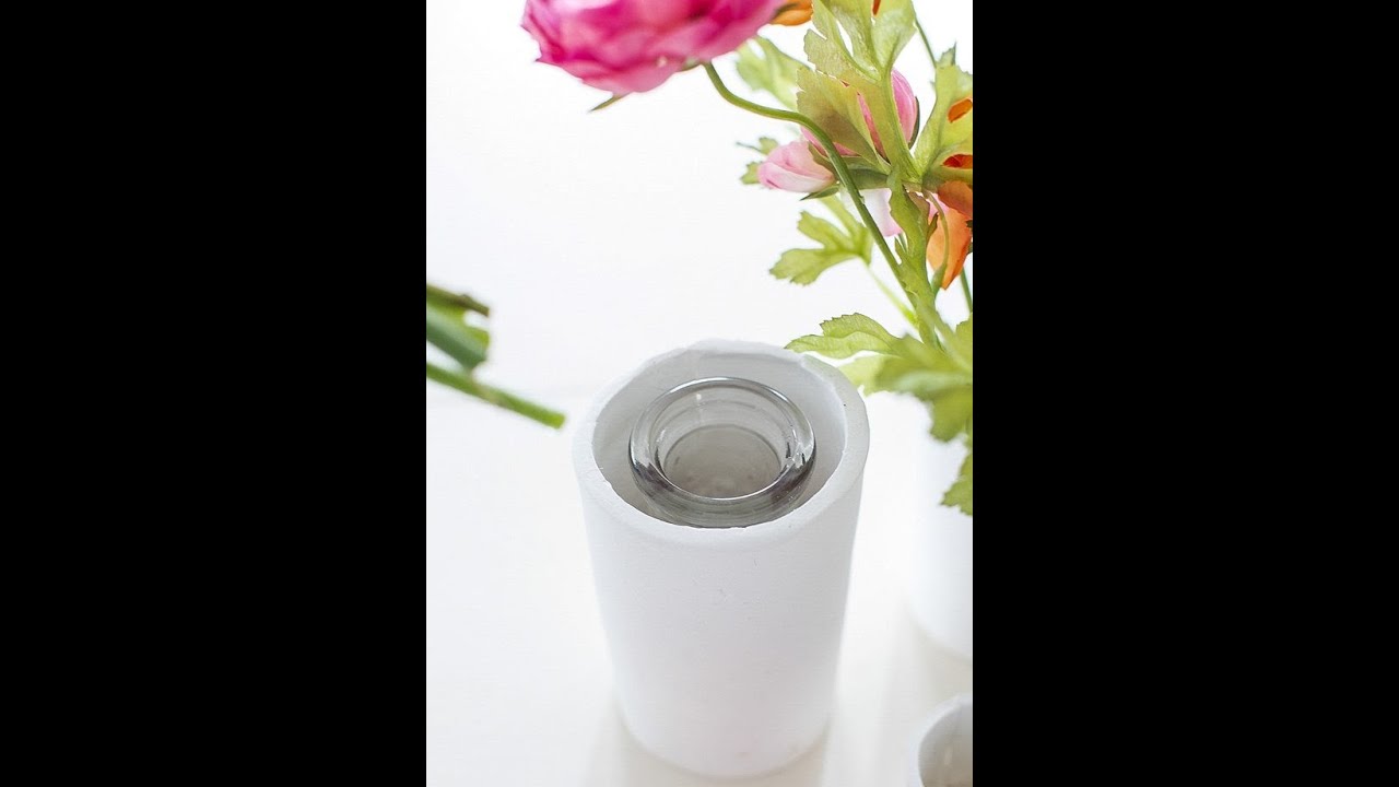 How to Make a Beautiful Clay Vase YouTube