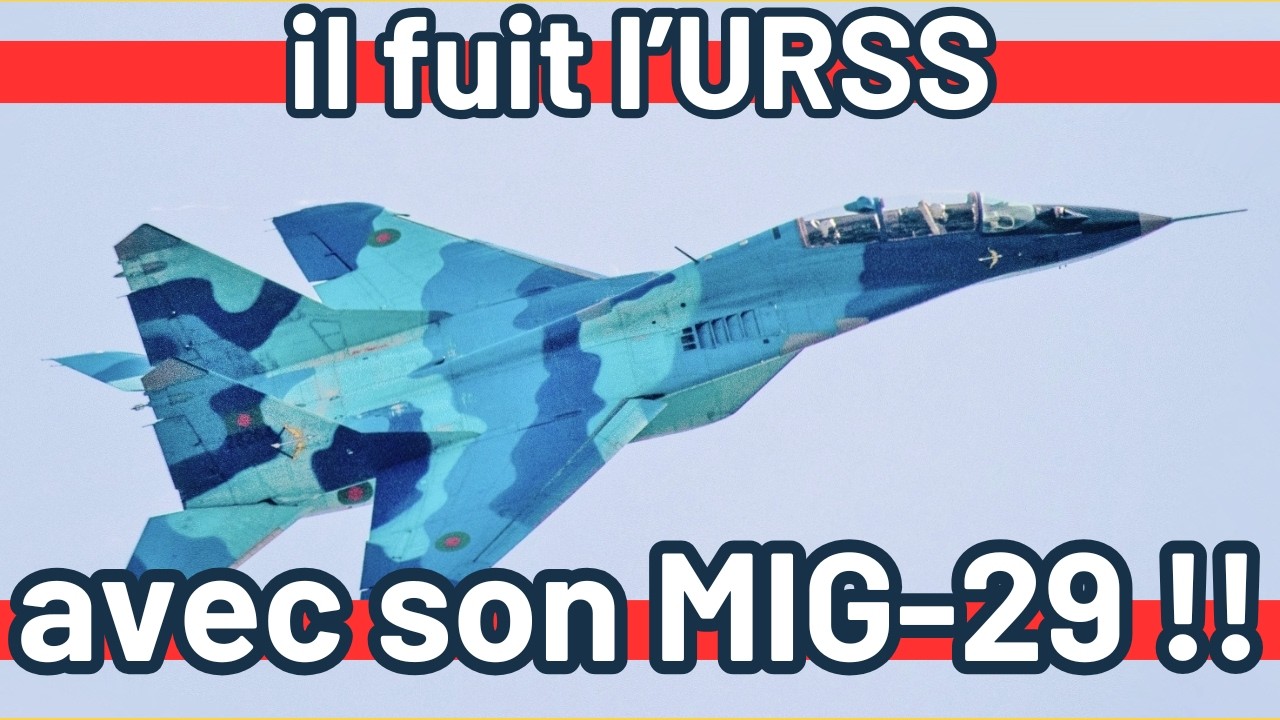 l'évasion de ce pilote russe aux commandes de son MIG-29 est digne d'un James Bond !!