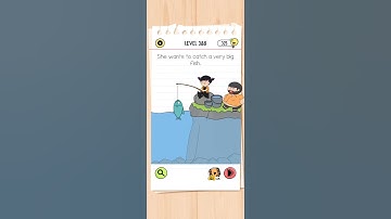 Level 388 - She wants to catch big fish | Brain Test - All stars | #walkthrough #braintest