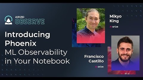 Arize:Observe - Introducing Phoenix - ML Observability in Your Notebook