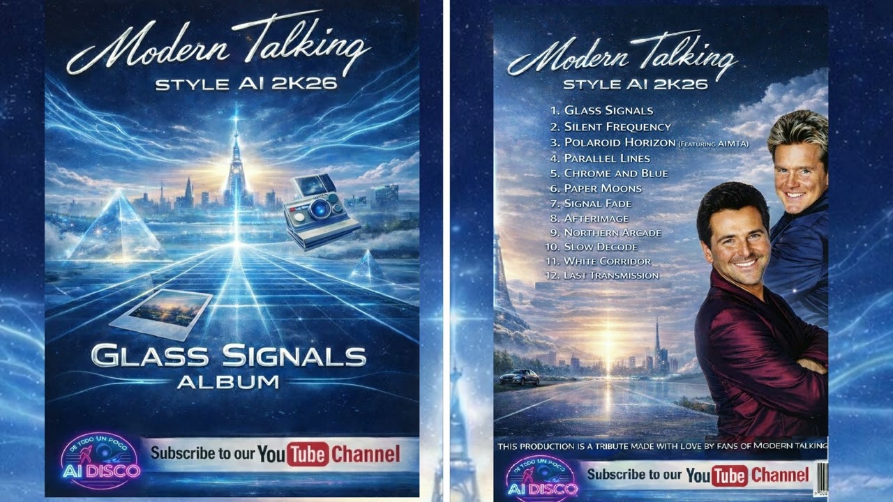 Modern Talking Style AI 2K26 Glass Signals Album