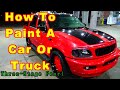 How To Paint A Car Or Truck At Home /Three-Stage Pearl / ALLKANDY Wet Wet Clear / Urekem Base Coat