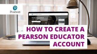 How to create a Pearson Educator account screenshot 3