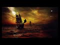 Pirate ship thunderstorm with heavy thunder and waves pirate ship 2024 10 hours